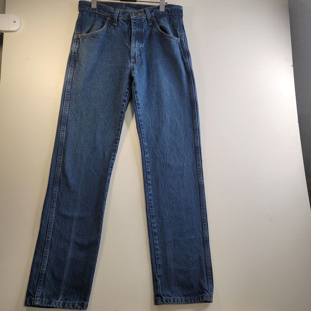Rustler Relaxed Fit Jeans Men’s 30x31 Blue Denim Straight Leg Classic Western